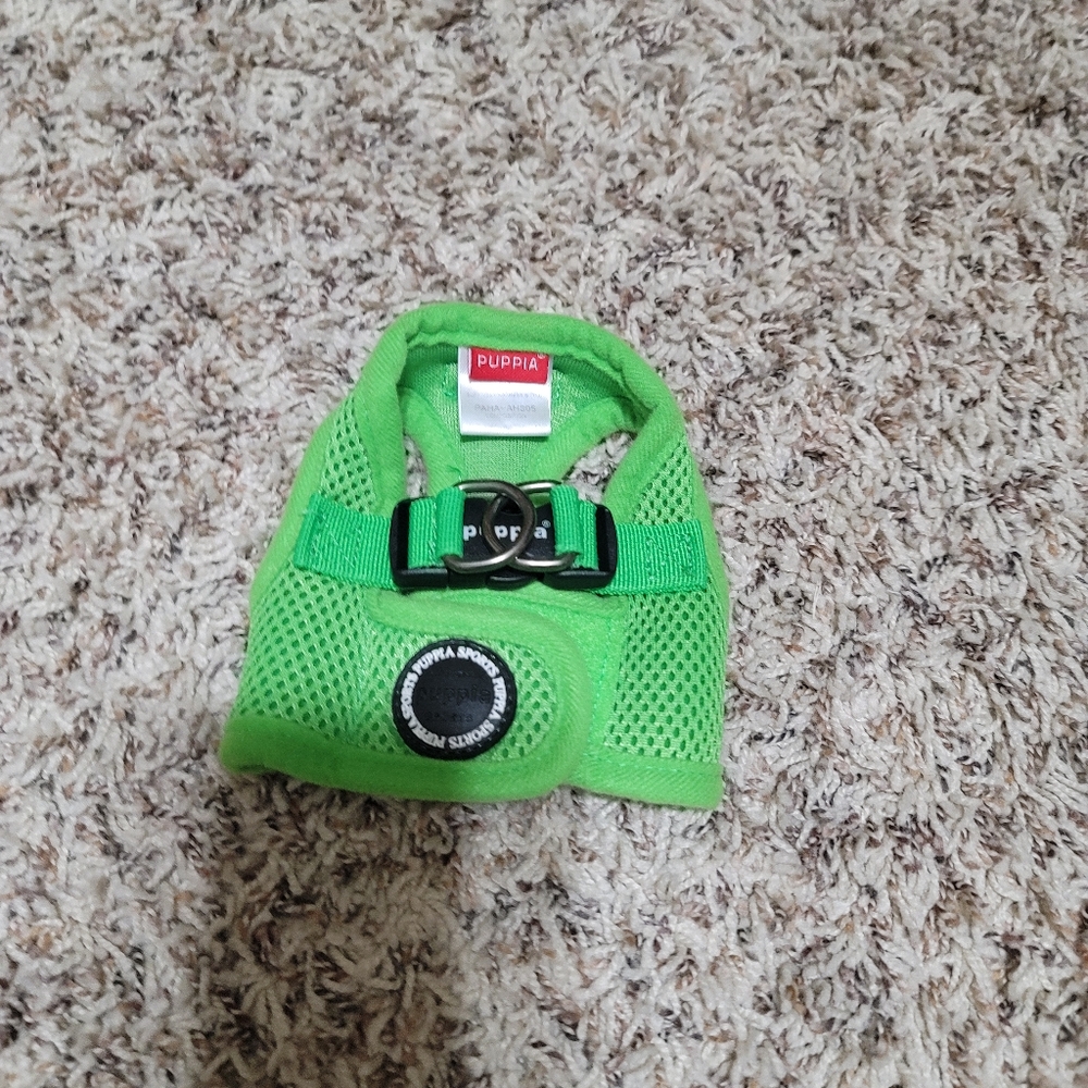 PUPPIA International Harness Soft B Vest, X-Small, Green